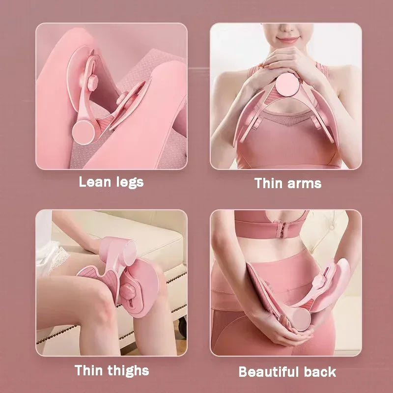 1 Pc Pelvic Floor Muscle Trainer, Multifunctional Thigh Exerciser, for Postpartum Recovery, Body Shaping, Leg & Butt Training