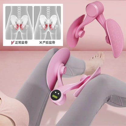 1 Pc Pelvic Floor Muscle Trainer, Multifunctional Thigh Exerciser, for Postpartum Recovery, Body Shaping, Leg & Butt Training